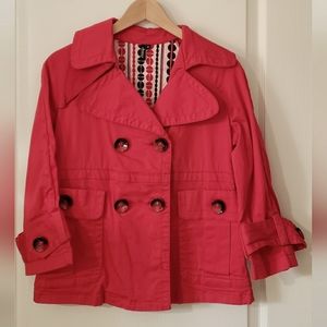 Ambition red coat, M, used/excellent condition